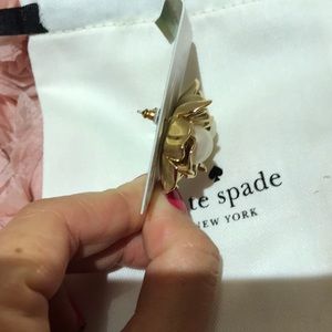 kate spade Jewelry - Kate Spade ♠️ flower and pearl statement earrings kate spade Jewelry - Kate Spade ♠️ flower and pearl statement earrings